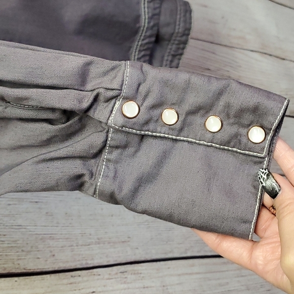 Free People Purple Oversized Shaket - Size Medium - Picture 5 of 14